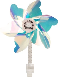 Ветряк детский Funny Animals Unicorn Halographic, крепление на руль