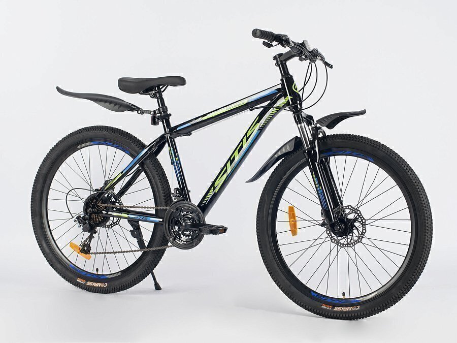 Велосипед SITIS HOTROCK 26" (2022) черно-зеленый
